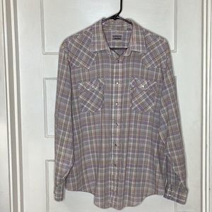90s XL Vintage Levis Men’s Long Sleeve Cowboy Shirt